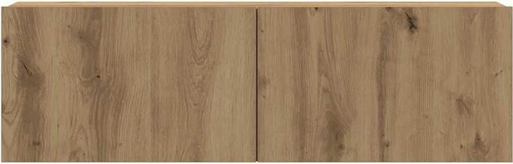 Actual product image vidaXL 3-tlg. TV-Schrank-Set Wandmontage Artisan-Eiche Holzwerkstoff (100 x 30 x 30 cm)