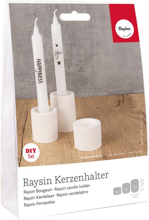 Actual product image Rayher Creative set "Raysin candle holder"
