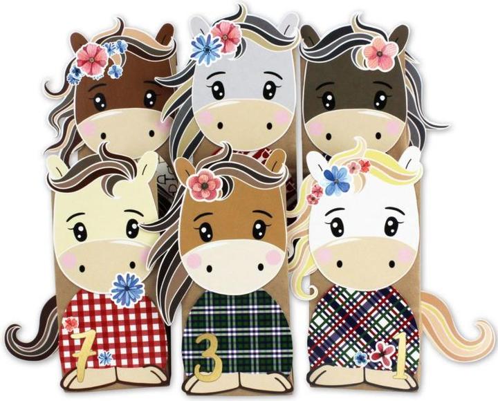 Produktbild Papierdrachen Pferdekalender Basteln