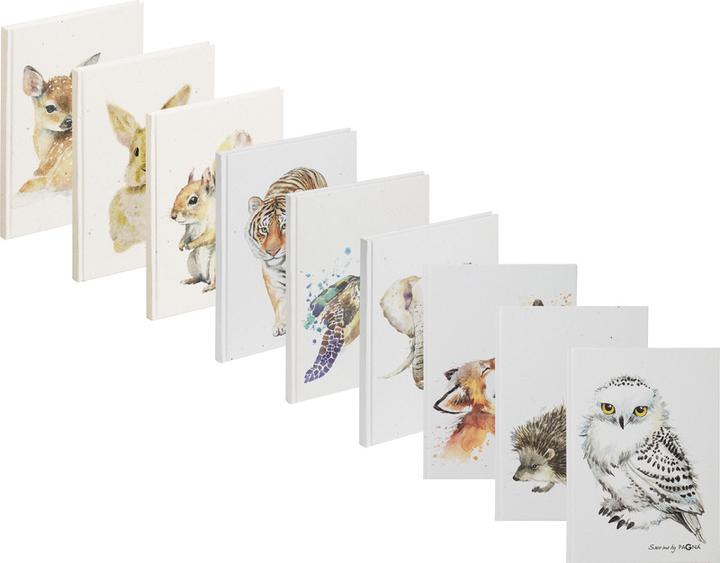 Actual product image Pagna Notebook A5/64BL dotted deer Save me (148 x 210 mm, Dotted, Soft cover)