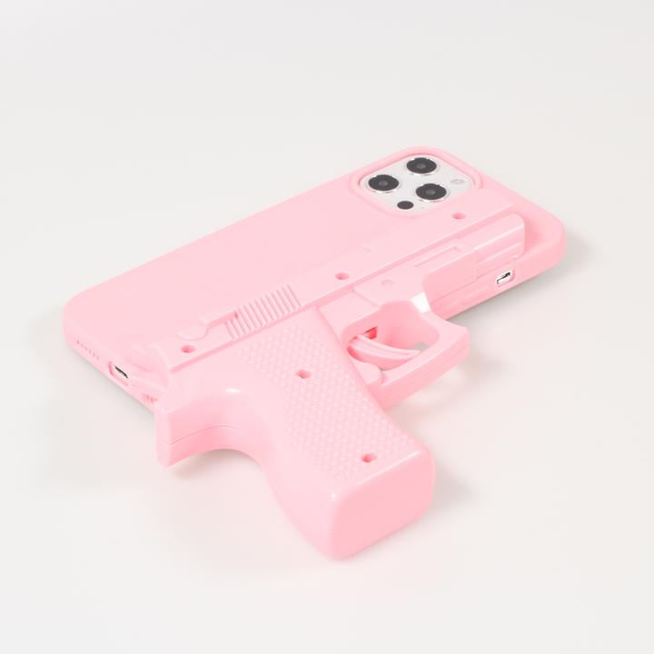 Produktbild PhoneLook Hülle Realistische Pistole 3D mit nutzbarem Abzughebel (Apple iPhone 12 Pro Max)