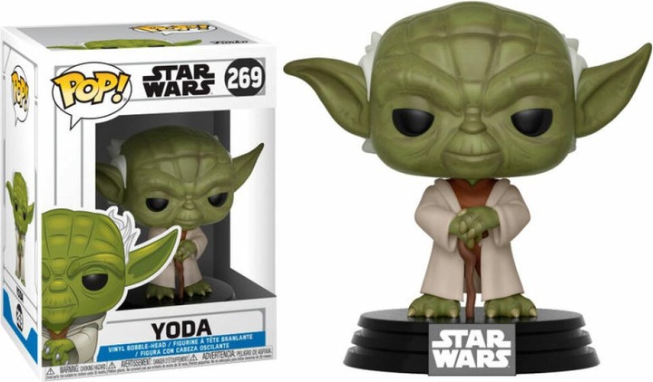 Actual product image Funko POP! - Star Wars - Clone Wars: Yoda