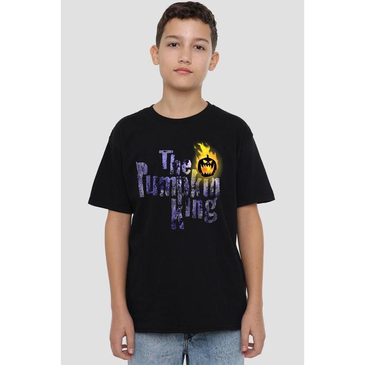 Immagine prodotto The Nightmare Before Christmas Maglietta Re della Zucca Testo Bambini (104)