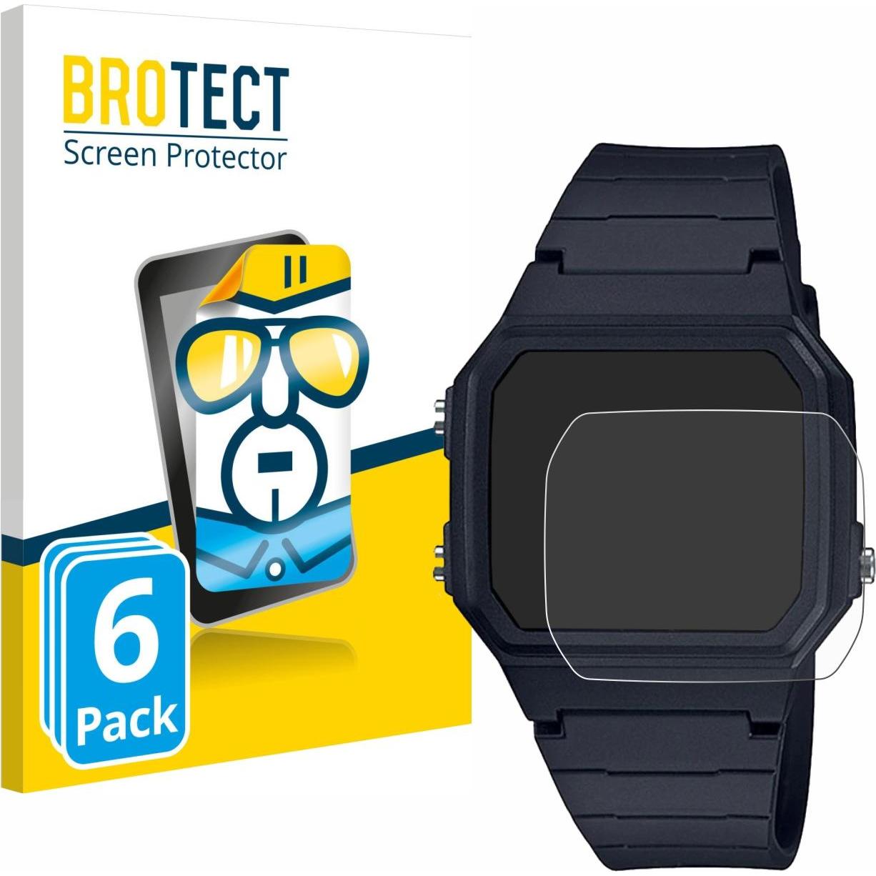 BROTECT Schutzfolie Displayschutz Klar, Smartwatch Schutzfolie, Transparent