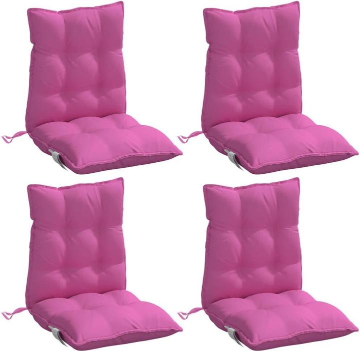 Produktbild vidaXL Niedriglehner-Auflagen 4 Stk. Oxford-Gewebe (100 x 50 x 7 cm)