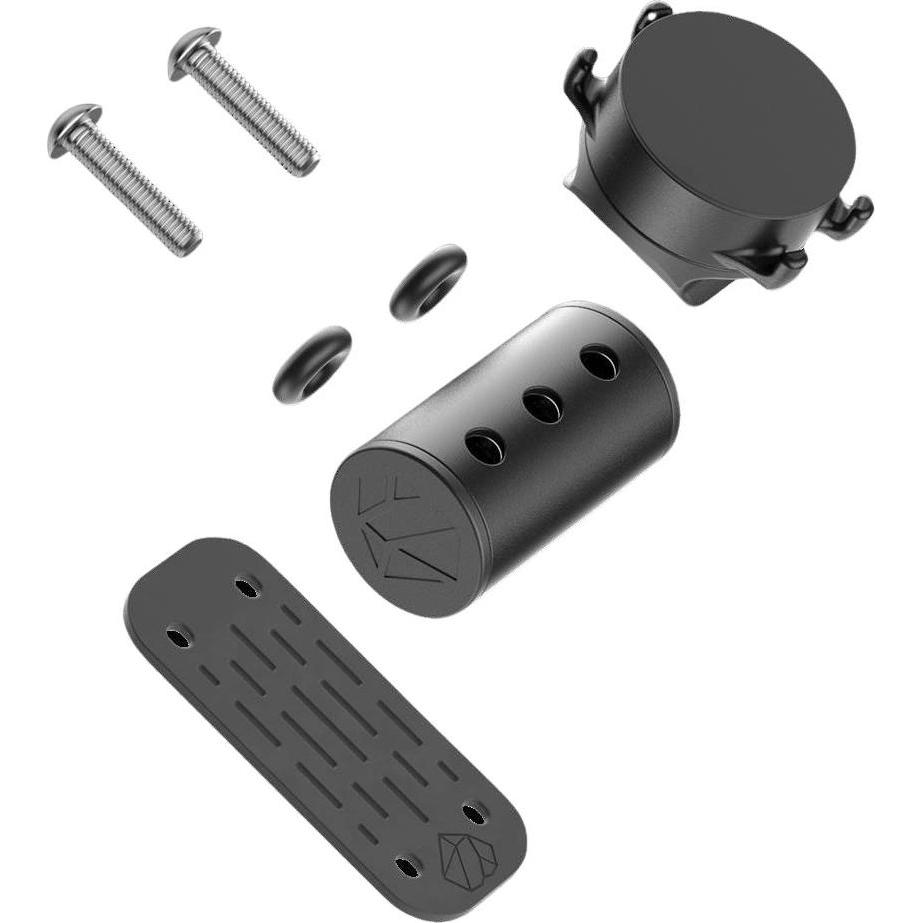 Shapeheart Smartphone-Halterung Motorrad magnetisch zentral schrauben Roller, Smartphone Halterung, Schwarz