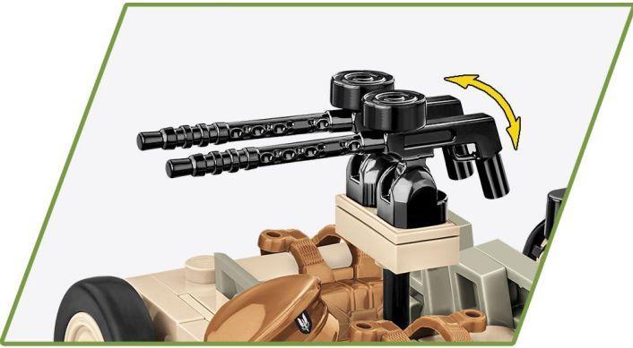 Actual product image Cobi H.C. WWII Willys MB SAS 180T