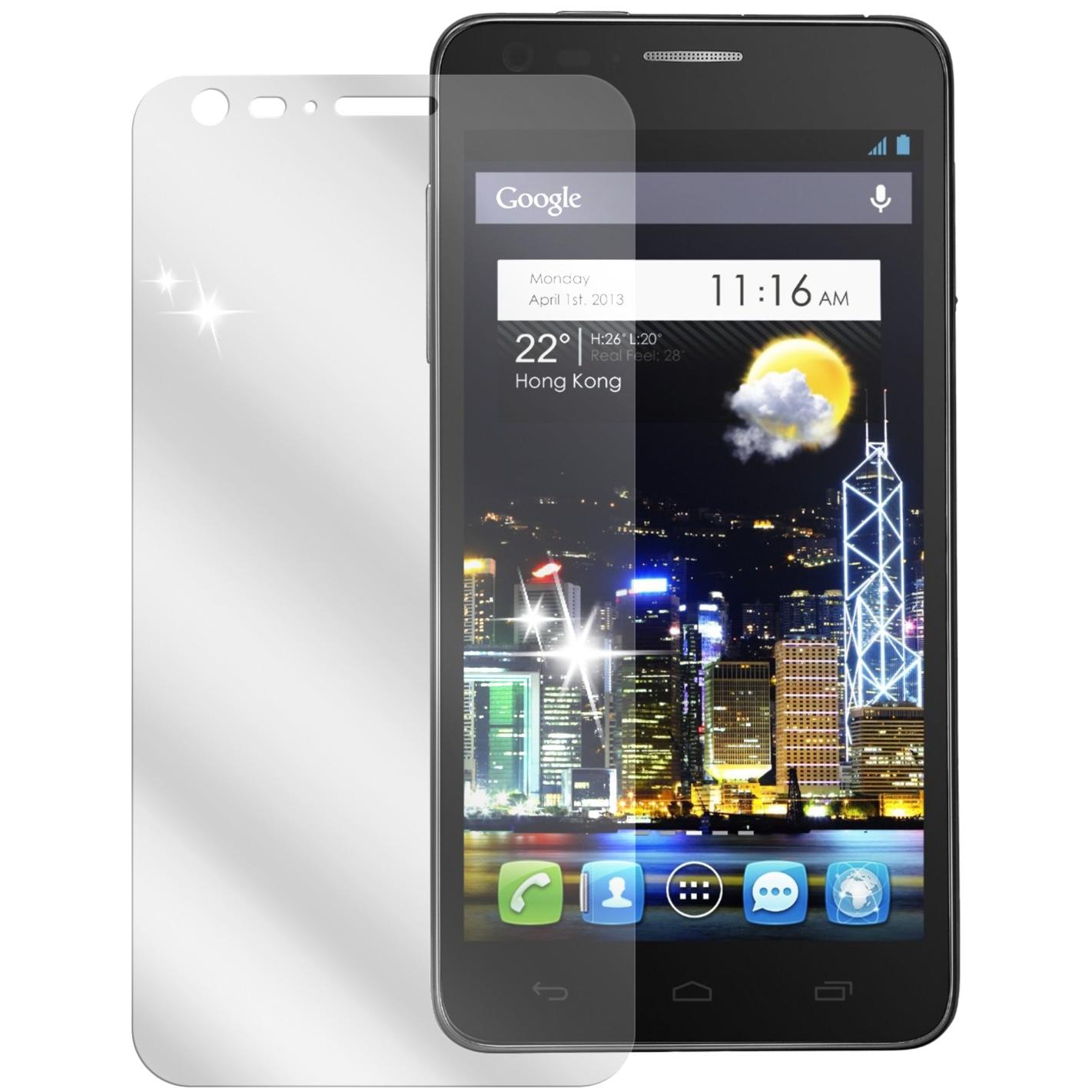 Thumbnail - Dipos Displayschutzfolie Crystalclear (2 Stück, Alcatel One Touch Idol X), Smartphone Schutzfolie, Transparent