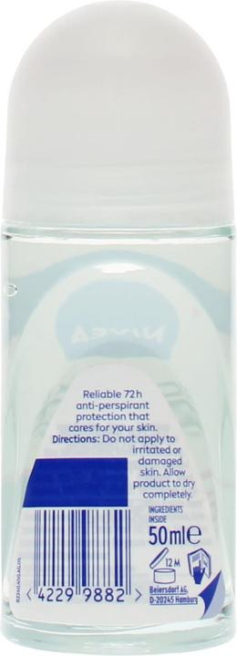Actual product image NIVEA Black & White Invisible Clear Roll-on (Roll-on, 50 ml)