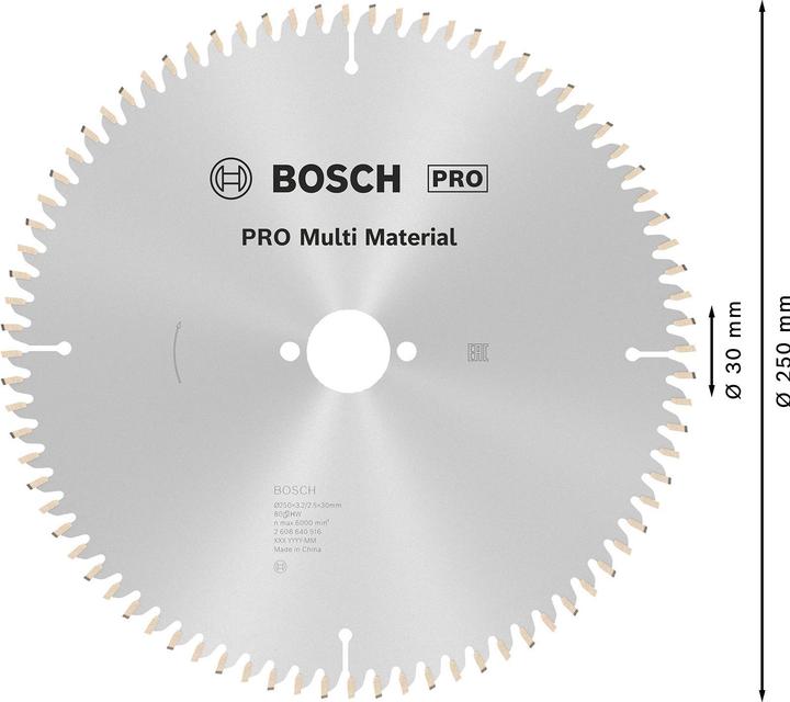 Productafbeelding Bosch Professional Zubehör Cirkelzaagblad Multi Materiaal