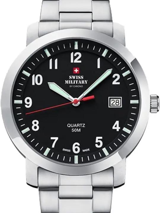 Swiss Military SM34083.07 Men's Watch 40mm 5ATM (Analogue wristwatch, 40 mm)
