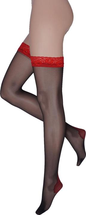 Actual product image Levee Colour 601 black-red, size 35-37 (20 DEN, 35 - 37)