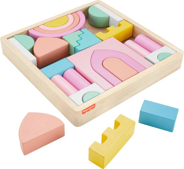 Produktbild Fisher-Price Märchenschloss Holzbausteine