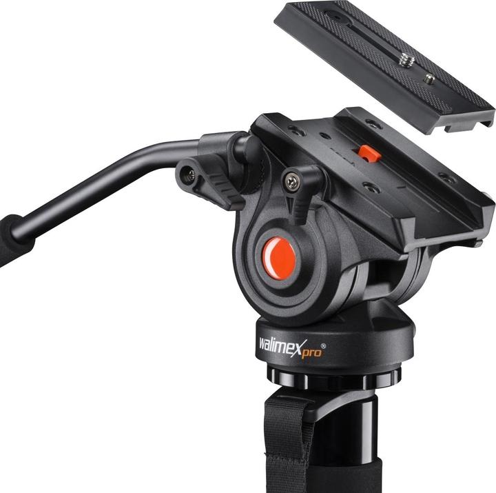 Image du produit Walimex pro pro Video Monopode Director avec Fluid Neiger (Carbone, Matières plastiques, Métal)