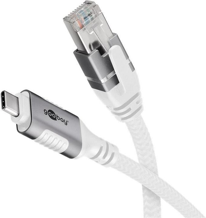 Produktbild Goobay Ethernet-Kabel CAT6 USB-C 3.1 auf RJ45 (USB-C, RJ45 (1x))