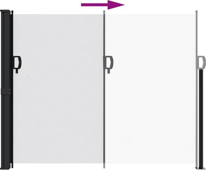 Produktbild VidaXL Seitenmarkise Ausziehbar (1.20 m)