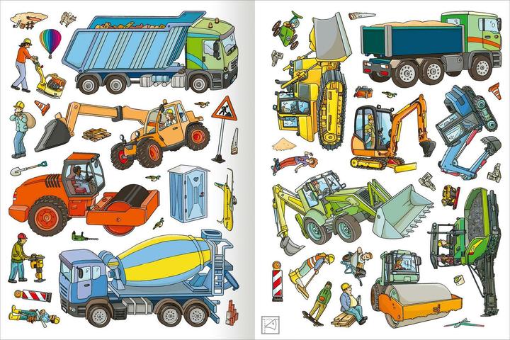 Image du produit Le cahier d'autocollants super épais - Véhicules