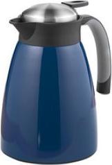 Esmeyer Isolierkanne GLACE, 1,5 Liter, weiss doppelwandiger Edelstahl, unzerbrechlich, praktische (1.50 l)
