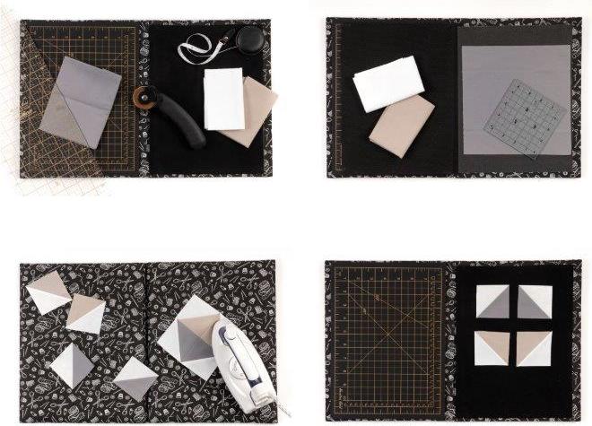 Actual product image Hemline Gold Cutting pad + folder (30 x 24 cm)