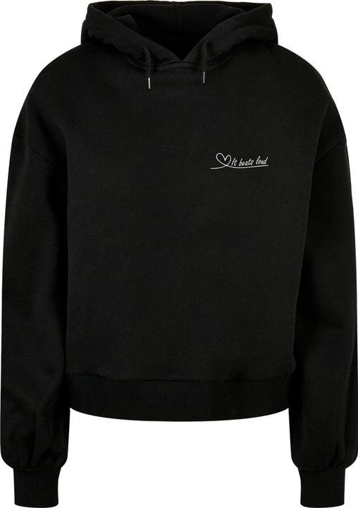Produktbild Merchcode Ladies It Beats Loud Organic Oversized Hoody - 113399 (5XL)