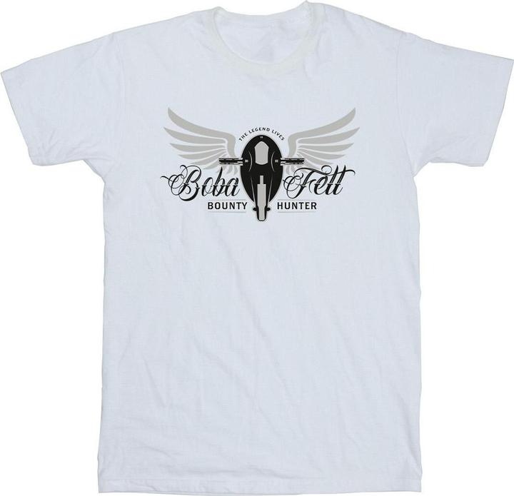Immagine prodotto Star Wars The Book Of Boba Fett Legend Lives Ship Crest Maglietta Uomo (XL)