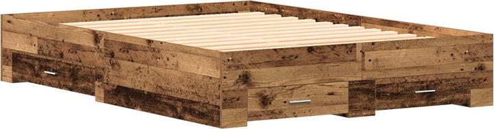 Image du produit vidaXL Rustikales Bett (140 x 190 cm)