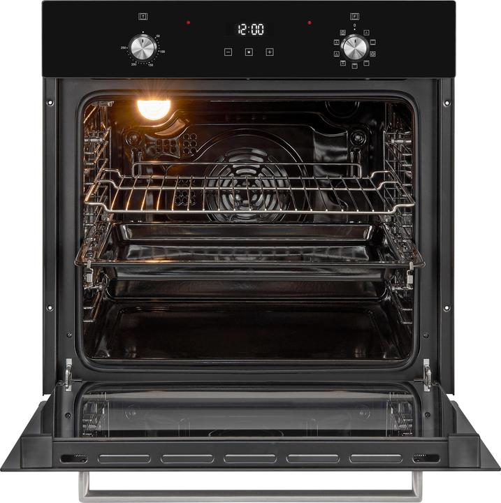 Actual product image Exquisit EBE76-9-H-020 black, built-in oven