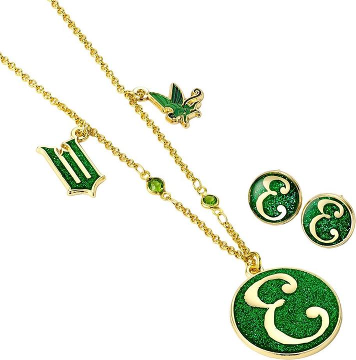 Immagine prodotto Wicked Set di orecchini e collana placcati in oro (100% materiale sintetico)