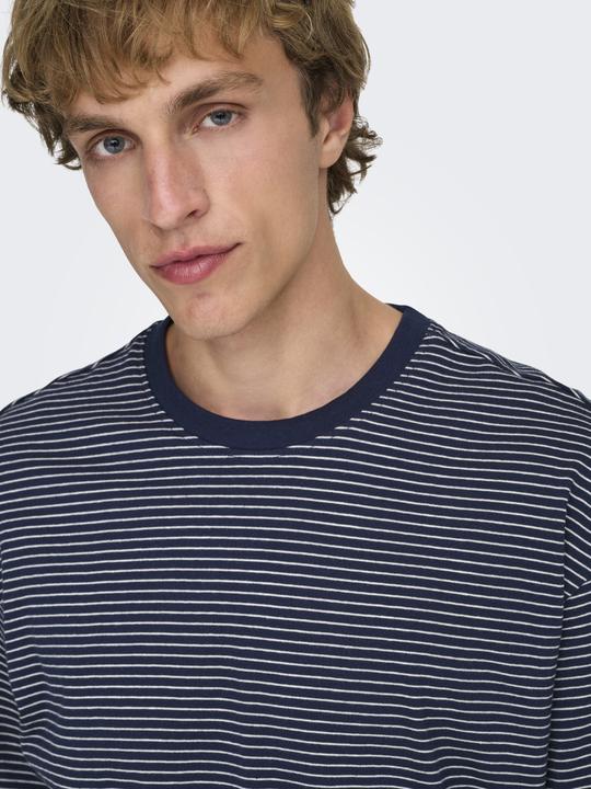 Produktbild Only & Sons Onsfred Life Rlx Ss Stripe Tee Noos (M)