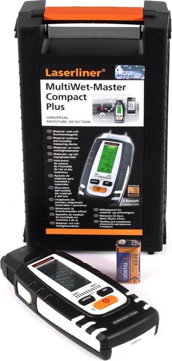 Image du produit Laserliner MultiWet-Master Compact Plus Appareil de mesure de l'humidité des matériaux Mesure de la température