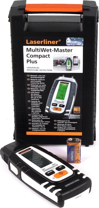Produktbild Laserliner MultiWet-Master Compact Plus Materialfeuchtemessgerät Temperaturmessung