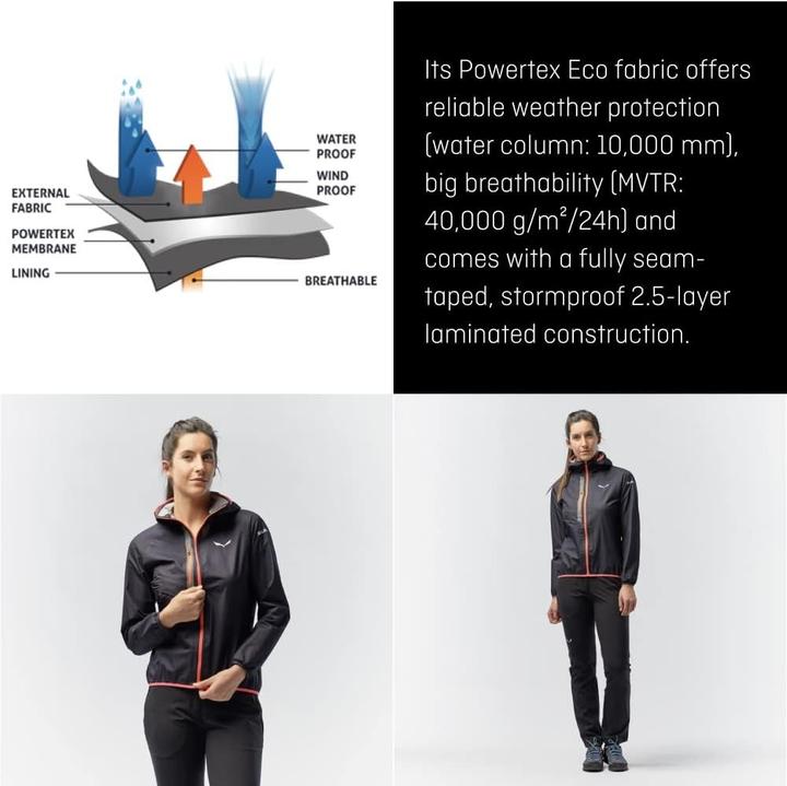 Immagine prodotto Salewa Giacca Puez Light Powertex 2.5 LayerDa (40)