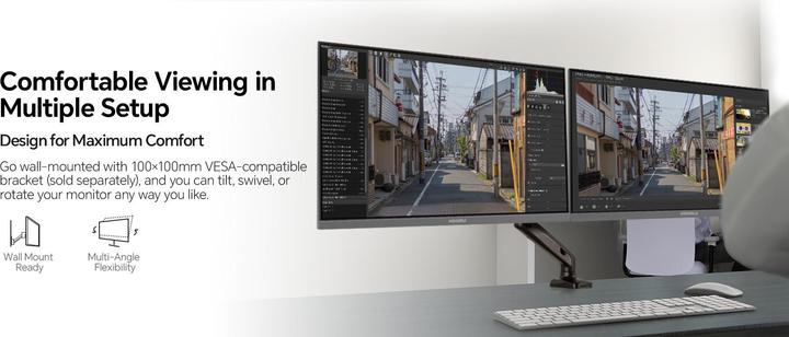 Actual product image HKC KOORUI 21.45 VA MONITOR E2212F (1920 x 1080 pixels, 21.45")