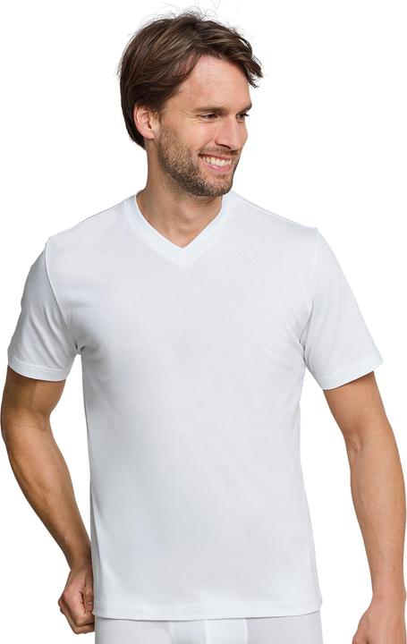Immagine prodotto Schiesser Confezione da 2 camicie American da uomo con scollo a V, 100% cotone (S)