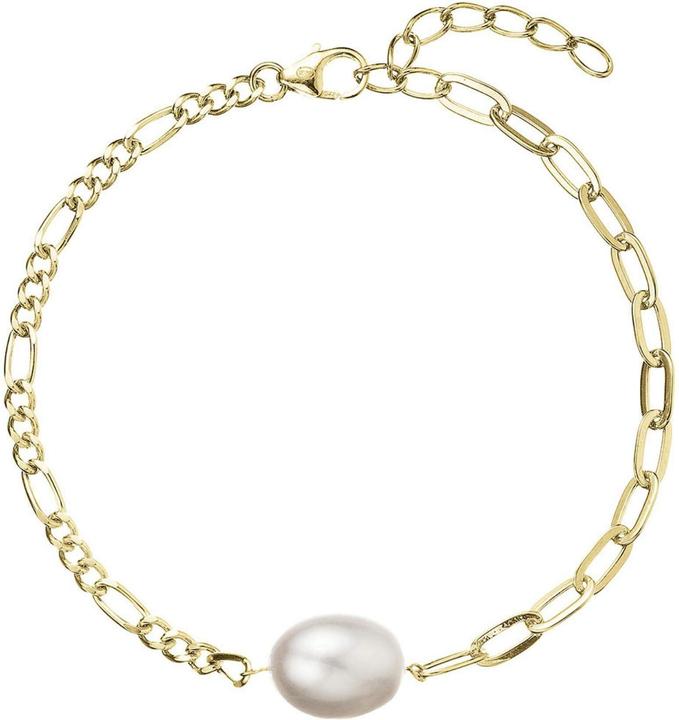 Produktbild Evolution Group Stylish gold-plated bracelet with real pearl 23026.1