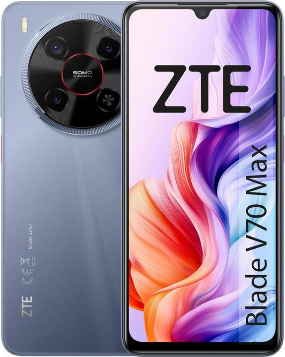 Actual product image ZTE Blade V70 Max 4G 4GB 256GB - Grey (256 GB, Grey, 6.90", Dual SIM, 4G)