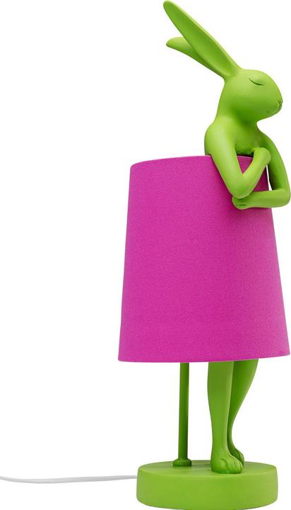 Image du produit Kare Design Lampe de table Animal Rabbit Vert/rose 50cm (E14)
