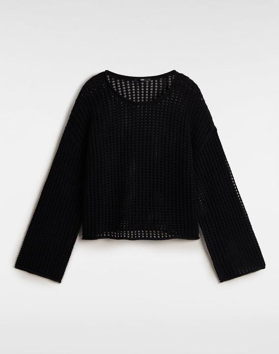 Produktbild Vans Mila Open Knit Crop Crew Black (M)