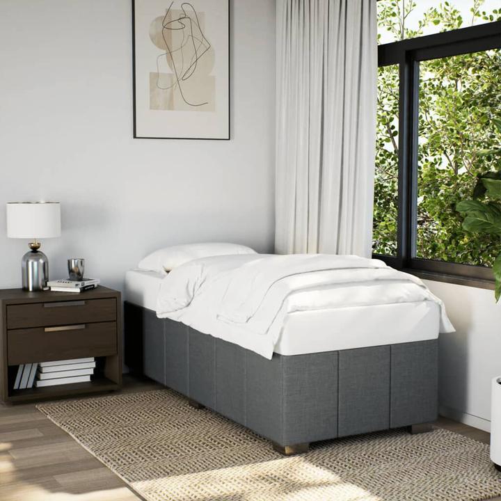 Actual product image vidaXL Fabric bed frame (100 x 200 cm)