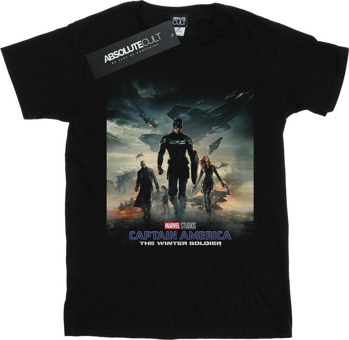 Produktbild Marvel Captain America The Winter Soldier Poster TShirt (XXL)