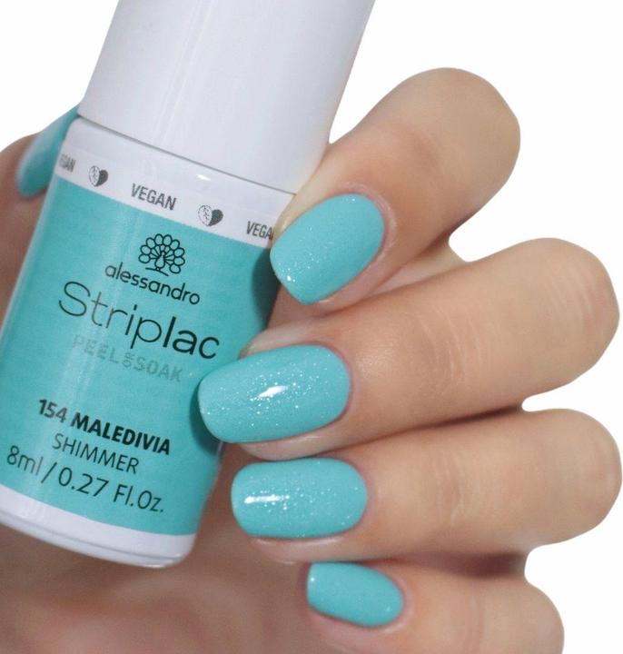 Produktbild Alessandro Striplac Peel or Soak - Maledivia (154 Maledivia, Abziehbarer Nagellack)