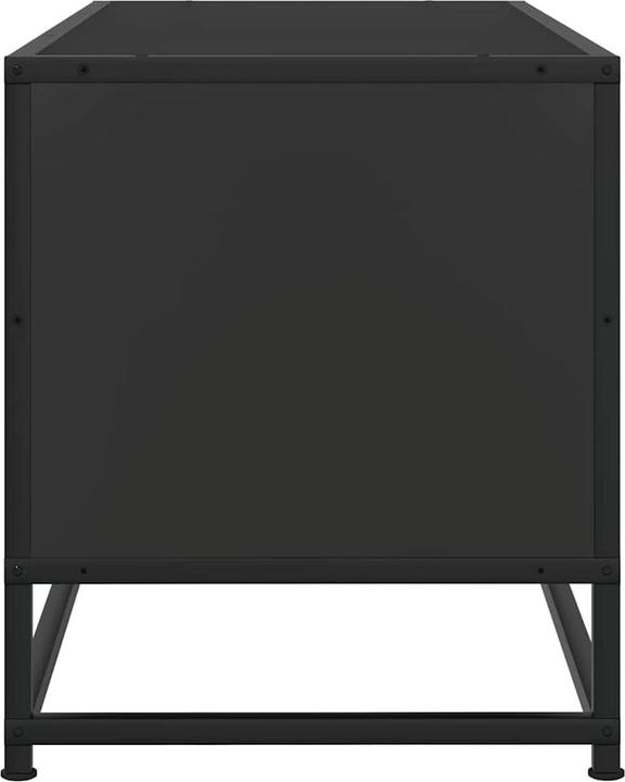 Actual product image vidaXL TV cabinet Lowboard TV cabinet TV table Wood-based material Metal (80 x 34.5 x 40 cm)