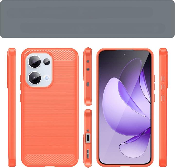 Actual product image Cover-Discount OPPO Reno13 - Metall Carbon Look Hülle (Oppo Reno 5G)