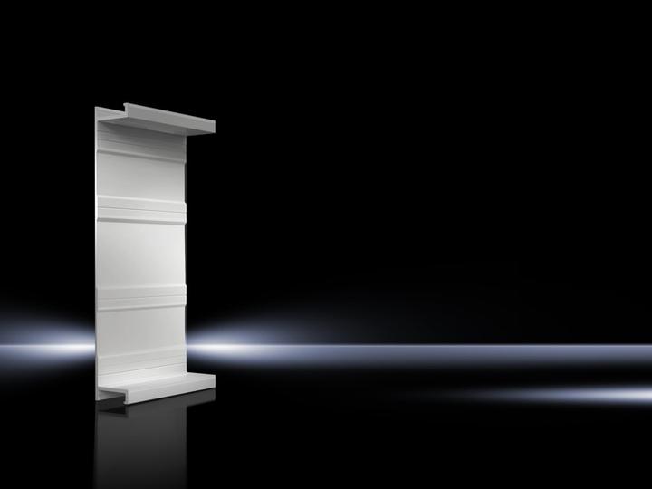 Actual product image Rittal Base tray spacer SV 9341.140 (L x W x H) 100 x 210 x 32 mm Hard PVC Grey (RAL 7035) Suitable