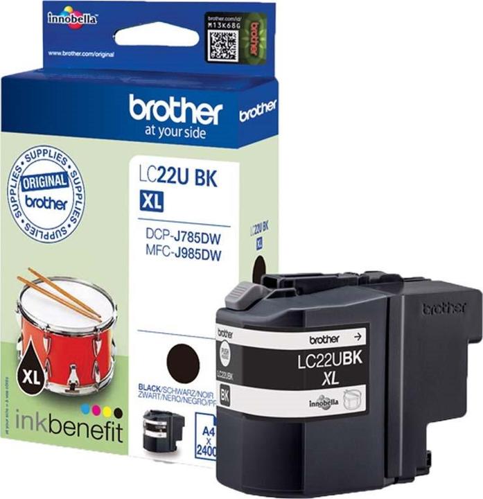 Brother Lc-22ubk Ink Cartridge Black (BK)