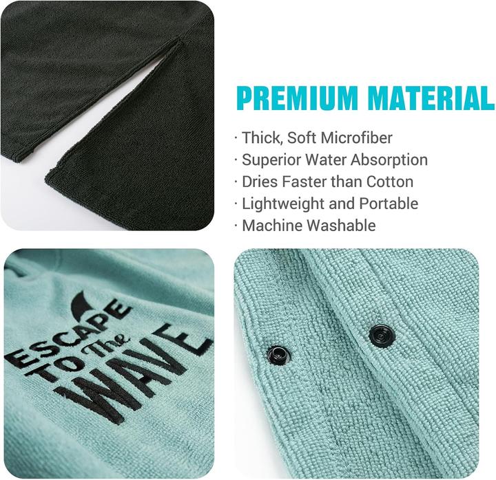 Immagine prodotto Vulken Badeponcho mit Kapuze