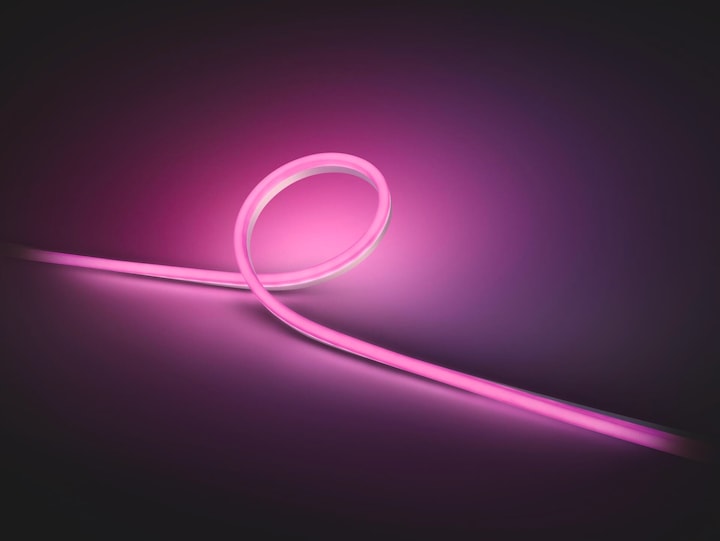Image du produit Philips Hue Outdoor Lightstrip 5m fiche DE (Multicolore, 500 cm, Extérieur)