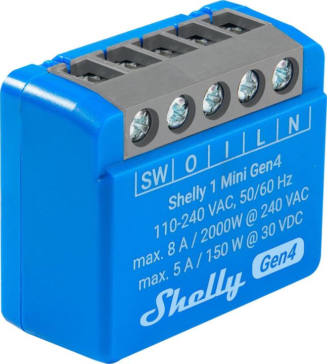 Produktbild Shelly 1 Mini Gen4 (Schaltaktor)