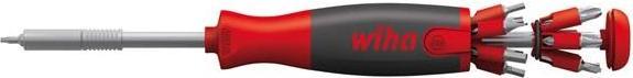 Produktbild Wiha Schraubendreher mit Bit Magazin (Torx (TX), Phillipps-Kreuzschlitz (PH), Pozidriv-Kreuzschlitz (PZ), Hex, Schlitz, Vierkant)