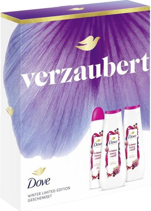 Produktbild Dove Geschenkset Geschenkset 25 verzaubert 3-teilig (Körperpflegeset)